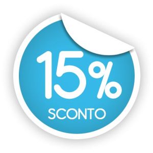 15% sconto