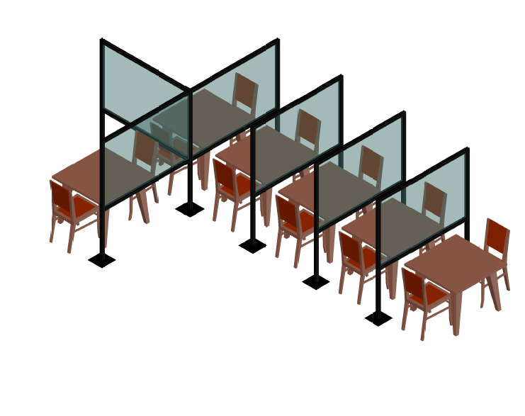 Plexiglass per ristoranti
